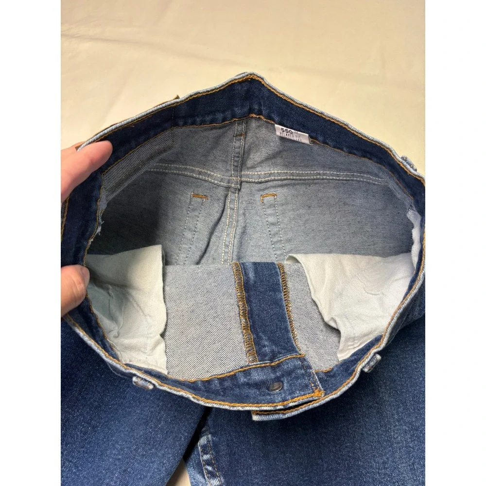 VTG 90s Levi's 550‎ Women's Jeans Size 10 Regular Relaxed Fit Tapered Leg 26 24 - Picture 4 of 15